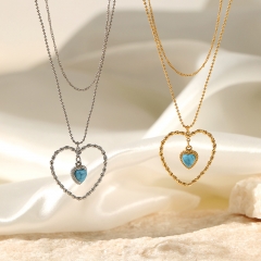 Gold Plated Jewelry Stainless Steel Necklace NS-1473