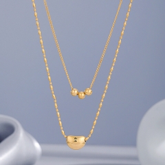 Gold Plated Jewelry Stainless Steel Necklace NS-1426