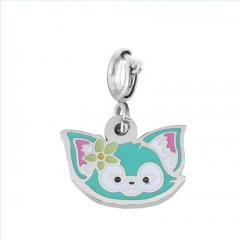 Stainless Steel Clasp Pendant Charm for Bracelet and Necklace   TK0167T