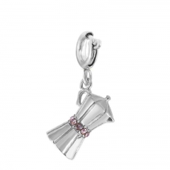 Stainless Steel Clasp Pendant Charm for Bracelet and Necklace   TK0198P