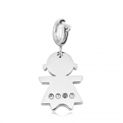 DIY Accessories Stainless Steel Cute Charm for Bracelet and Necklace   TK0272G