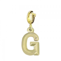 Movable 18K Gold Plated Lobster Clasp Pendant Charm for Bracelet  TK0158GG