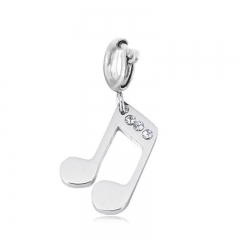 Stainless Steel Clasp Pendant Charm for Bracelet and Necklace   TK0247