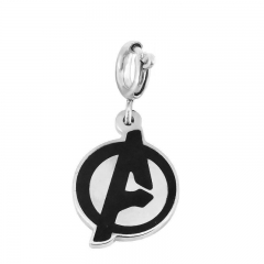 Stainless Steel Clasp Pendant Charm for Bracelet and Necklace   TK0190