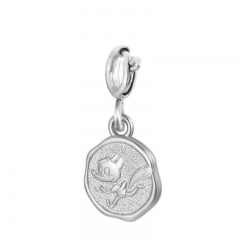 Stainless Steel Clasp Pendant Charm for Bracelet and Necklace   TK0212