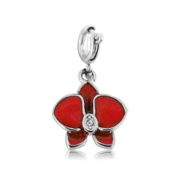 Stainless Steel Clasp Pendant Charm for Bracelet and Necklace   TK0250R