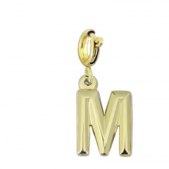 Movable 18K Gold Plated Lobster Clasp Pendant Charm for Bracelet  TK0158MG
