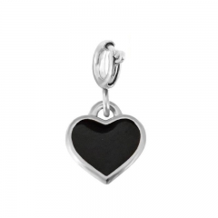 Stainless Steel Clasp Pendant Charm for Bracelet and Necklace   TK0210K