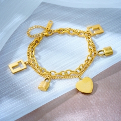 stainless steel chain bracelet for women  BS-2408