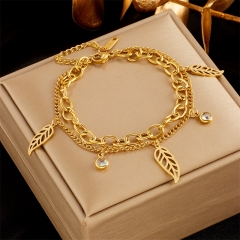 stainless steel chain bracelet for women  BS-2381