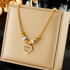 new stainless steel women gold plated necklace NS-1620