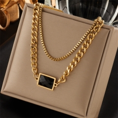 pendant stainless steel necklace for women  NS-1734