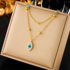 new stainless steel women gold plated necklace NS-1618