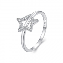925 Sterling Silver Fashion Jewelry Women Rings  BSR450