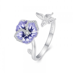 925 Sterling Silver Fashion Jewelry Women Rings  BSR452