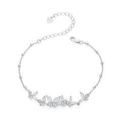 Fine Jewelry 925 Sterling Silver Women Bracelets  BSB162