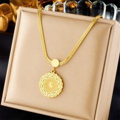 gold plated stainless steel necklace for women jewelry NS-1824