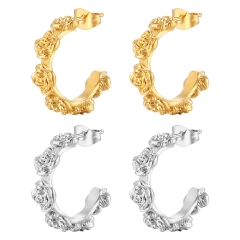 stainless steel gold plated top quality fashion earrings for women  ES-3085