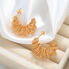 stainless steel minimalist gift jewelry earrings for womenES-3003G