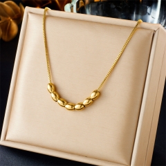 gold plated stainless steel necklace for women jewelry NS-1834