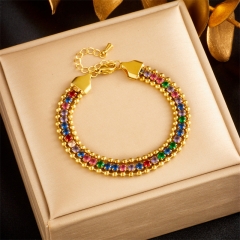 gold stainless steel bracelet women jewelry  BS-2590
