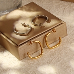 stainless steel minimalist gift jewelry earrings for womenES-3007