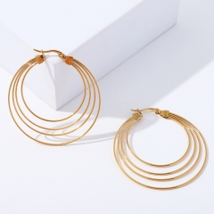 stainless steel minimalist gift jewelry earrings for womenES-3002G