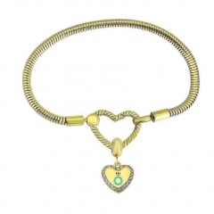 Stainless Steel Heart Bracelet Charms Wholesale  PDM253