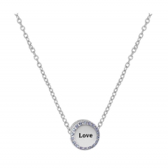Stainless Steel Pan Pendant One Charm Necklace  PDN362
