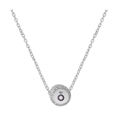 Stainless Steel Pan Pendant One Charm Necklace  PDN373