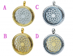 30cm Stainless Locket Pendant With Stainless Charms PS-849