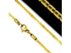 Small Stainless Steel Gold Chain CH-076B