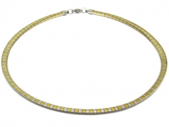 2 Tone Stainless Steel Gold Chain CH-041C