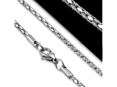 2MM Small Stainless Steel Necklace CH-013