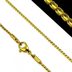 1.5mm Gold Pvd Stainless Steel Chain CH-087B