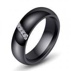 Stainless Steel and Ceramic Ring TRS-001B