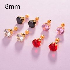 4pcs Stainless Steel Earing ES-1801E