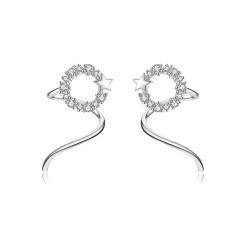 925 Sterling Silver Earrings SCE637