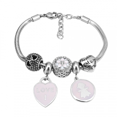 Stainless Steel Charms Bracelet  L170093