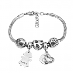 Stainless Steel Charms Bracelet  L180179