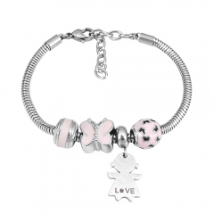 Stainless Steel Charms Bracelet  L140021