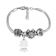 Stainless Steel Charms Bracelet  L150033