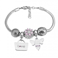 Stainless Steel Charms Bracelet  L170047