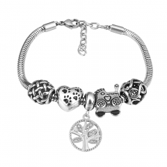 Stainless Steel Charms Bracelet  L185075