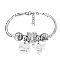 Stainless Steel Charms Bracelet  L170065