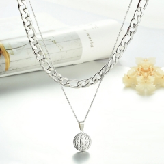 Stainless Steel Necklace NS-0761