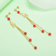 stainless steel gold plated Hoop earrings jewelry for women  XXXE-0258