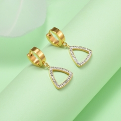 stainless steel gold plated Hoop earrings jewelry for women  XXXE-0275