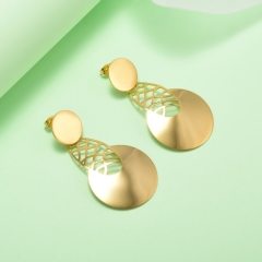 stainless steel gold plated Hoop earrings jewelry for women  XXXE-0231