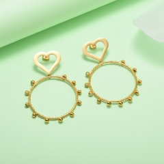 stainless steel gold plated Hoop earrings jewelry for women  XXXE-0288